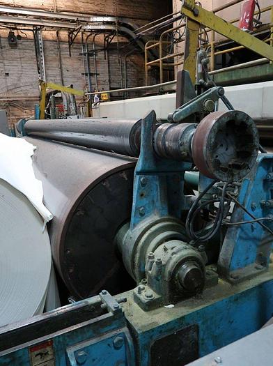 Manchester, 130" W horizontal track reel, 50 HP, with console, Allen Bradley Panelview 1000 - Image 4