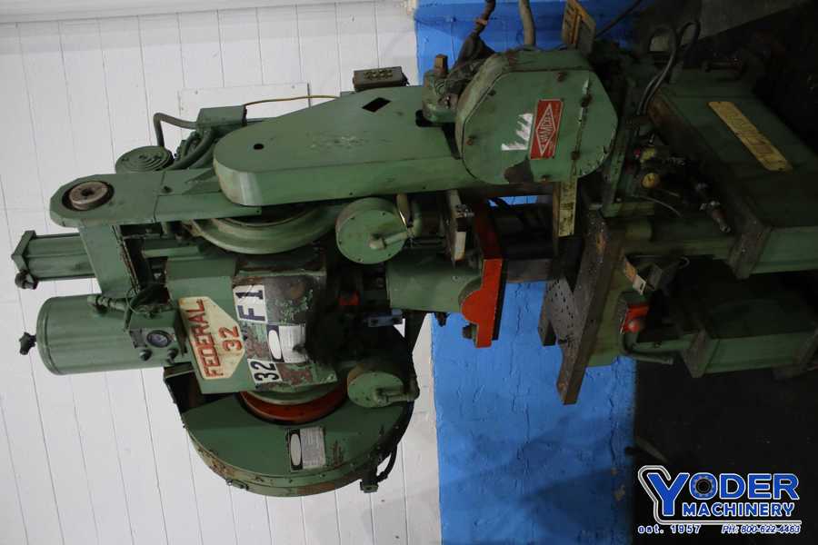 32 Ton, Federal #32, gap bed press, 2" stroke, 11" Shut Height, 15" x24" bed, air clutch & brake, 1977 - Image 2