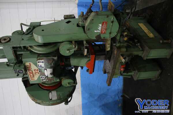 32 Ton, Federal #32, gap bed press, 2" stroke, 11" Shut Height, 15" x24" bed, air clutch & brake, 1977 - Image 10