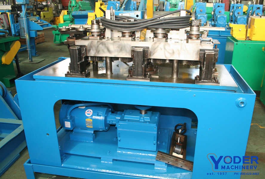 4 Stand, Ardcor #P20, stub shaft in vertical position rollformer, R to L, 3" roll space, 10 HP - Image 2