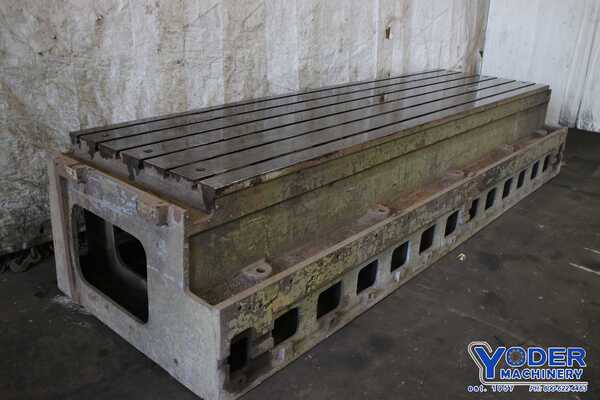 T-slotted table, 43 x 150, cast iron construction - Image 1