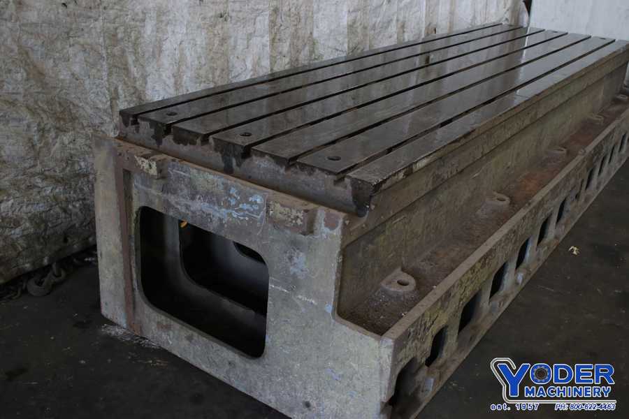 T-slotted table, 43 x 150, cast iron construction - Image 2