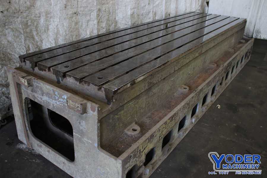 T-slotted table, 43 x 150, cast iron construction - Image 5