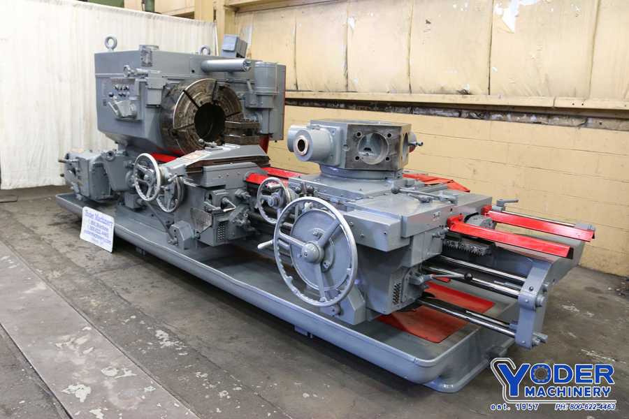 No. 4A Warner & Swasey, M3550, turret lathe, 29-1/2" swing, 3-jaw 28" chuck, 12-1/2" spindle hole - Image 2