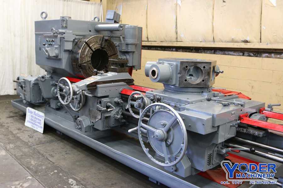 No. 4A Warner & Swasey, M3550, turret lathe, 29-1/2" swing, 3-jaw 28" chuck, 12-1/2" spindle hole - Image 3