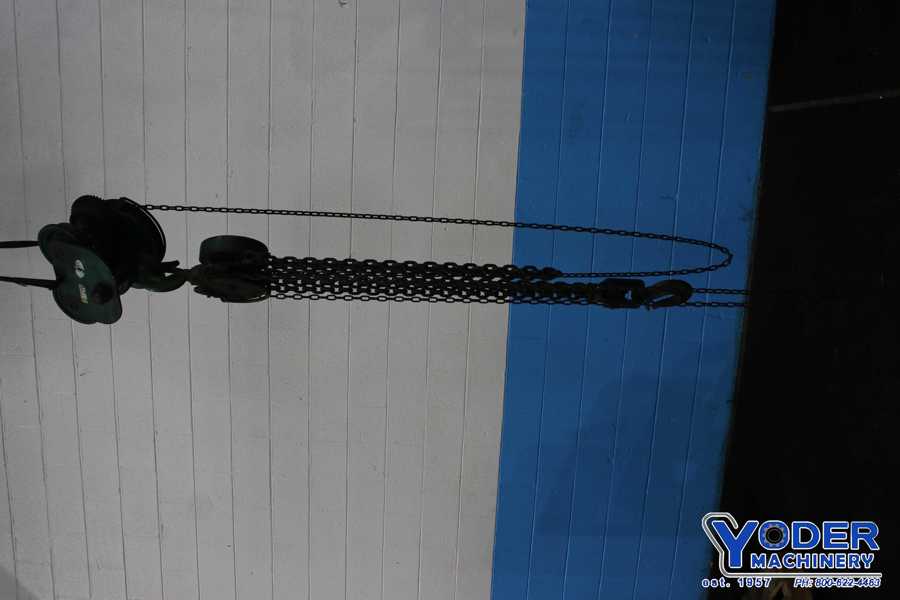 5 Ton, Jet #L70, manual chain hoist, serial #76/29928 - Image 2