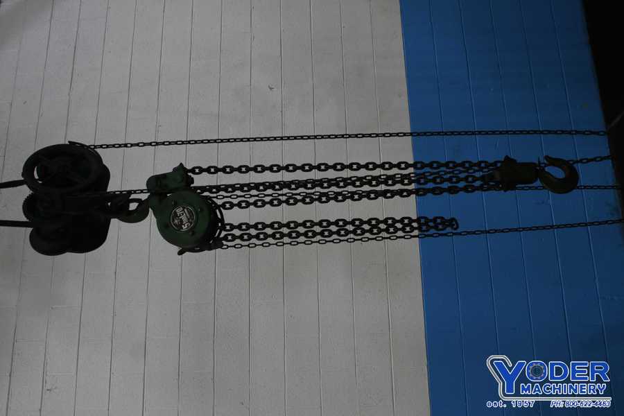 5 Ton, Jet #L70, manual chain hoist, serial #76/29928 - Image 8