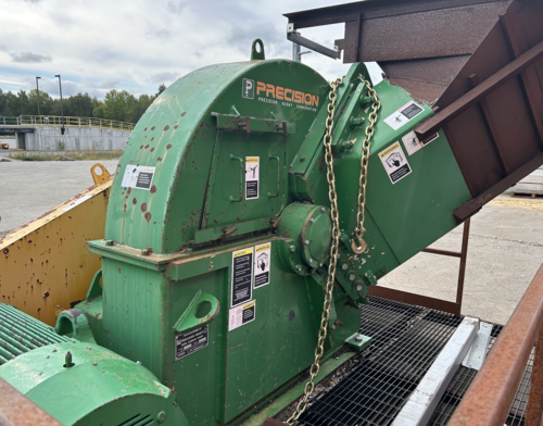 58" Precision #58-60-16, Drop Feed Chipper, 6 knife, 150 HP motor - Image 2