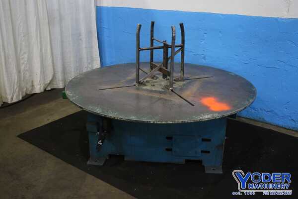 6000 lb. AWC #D-60FNC, pallet type horizontal coil reel, 72" outside dimensions, 0-35 RPM - Image 1