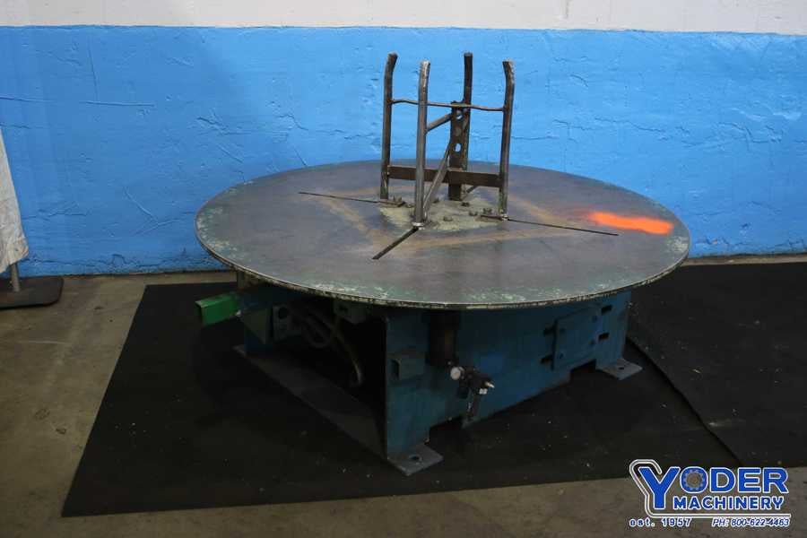 6000 lb. AWC #D-60FNC, pallet type horizontal coil reel, 72" outside dimensions, 0-35 RPM - Image 2