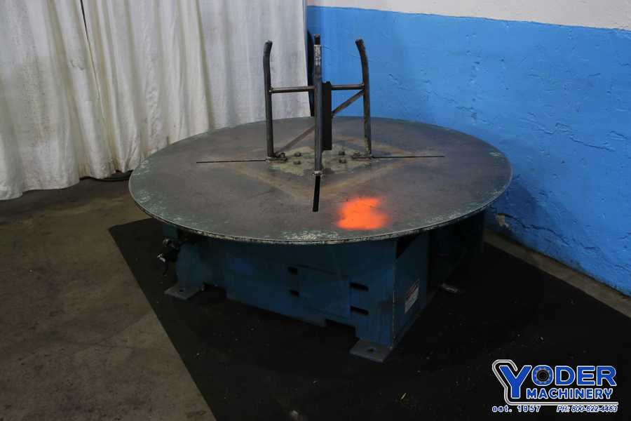 6000 lb. AWC #D-60FNC, pallet type horizontal coil reel, 72" outside dimensions, 0-35 RPM - Image 4
