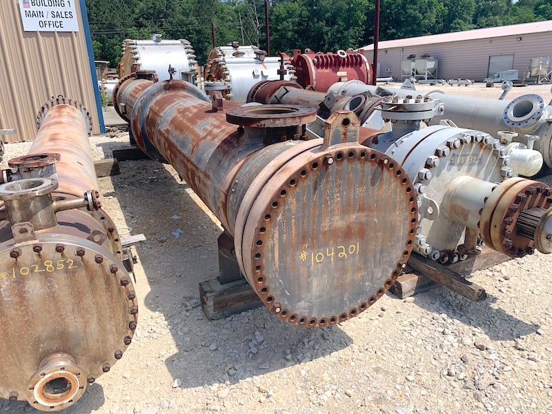 3022 sq.ft., 300 psi shell, Manning & Lewis, heat exchanger, 600 psi tube, 700°F, 1992 - Image 3