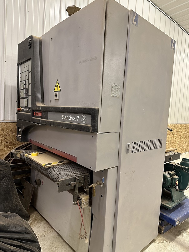 43" SCMI #Sandya-7S, 2-Head Wide Belt Sander, 43" x 85" belt, 2005 - Image 1