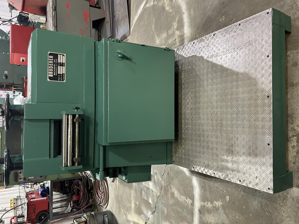 Bruderer #18260-1000.2, 19 straightening rolls, 260mm material width,.20-4mm thickness - Image 3