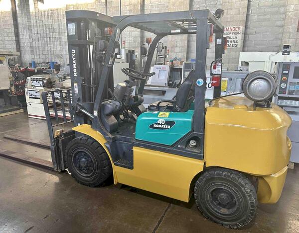 8000 lb. Komatsu #FG40ZT-8, forklift, 96