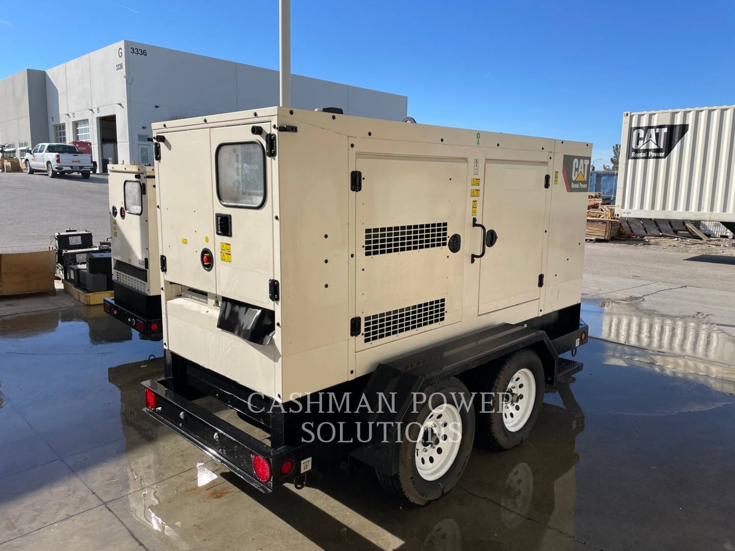 110 KW Caterpillar #XQ125, mobile diesel generator set, 1800 RPM, 480 Volts, 1458 hours, 2019 - Image 4