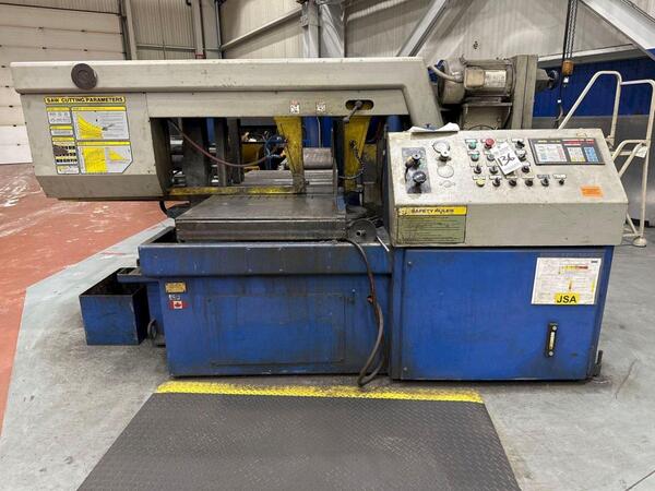 16" x 25" Hyd-Mech #M-16A, automatic horizontal pivot style band saw, 18' 6" x 1-1/4" blade, 1997 - Image 1