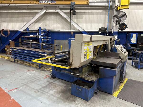 16" x 25" Hyd-Mech #M-16A, automatic horizontal pivot style band saw, 18' 6" x 1-1/4" blade, 1997 - Image 3