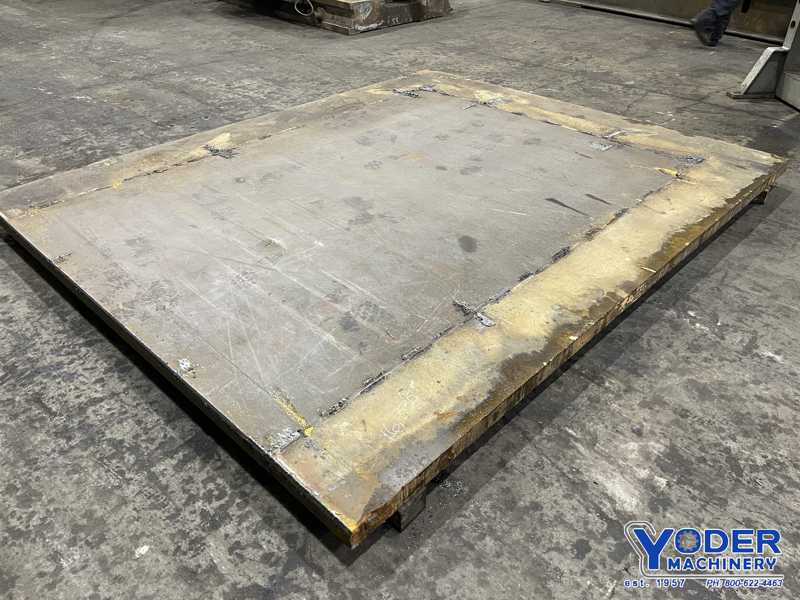 115" x 96" x 2-3/4", Solid steel plate - Image 2