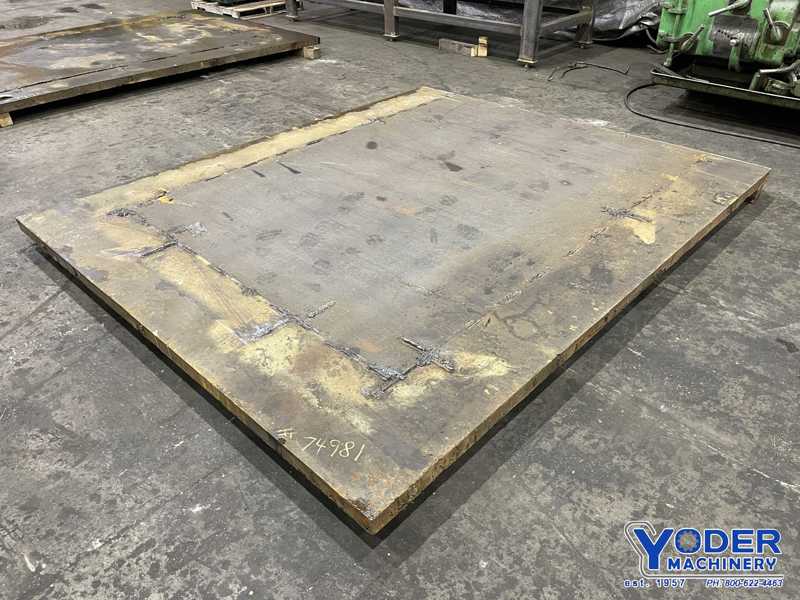 115" x 96" x 2-3/4", Solid steel plate - Image 3