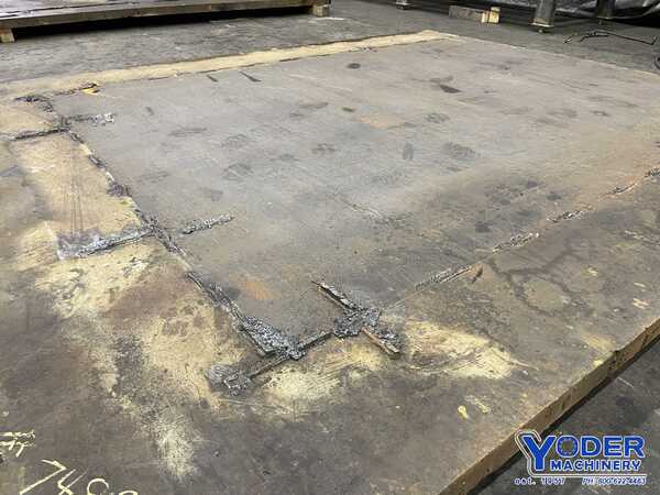 115" x 96" x 2-3/4", Solid steel plate - Image 8