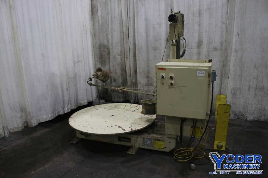 8000 lb. Littell #H-80-Lazy-Susan, pallet type coil reel, 54" outside dimensions, 14" table height, 1/2 HP - Image 2