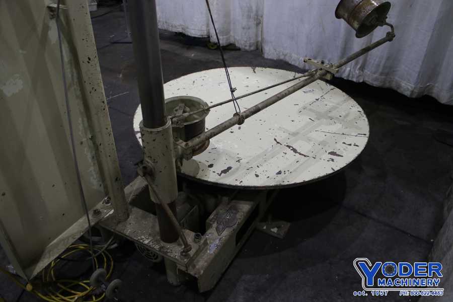 8000 lb. Littell #H-80-Lazy-Susan, pallet type coil reel, 54" outside dimensions, 14" table height, 1/2 HP - Image 6
