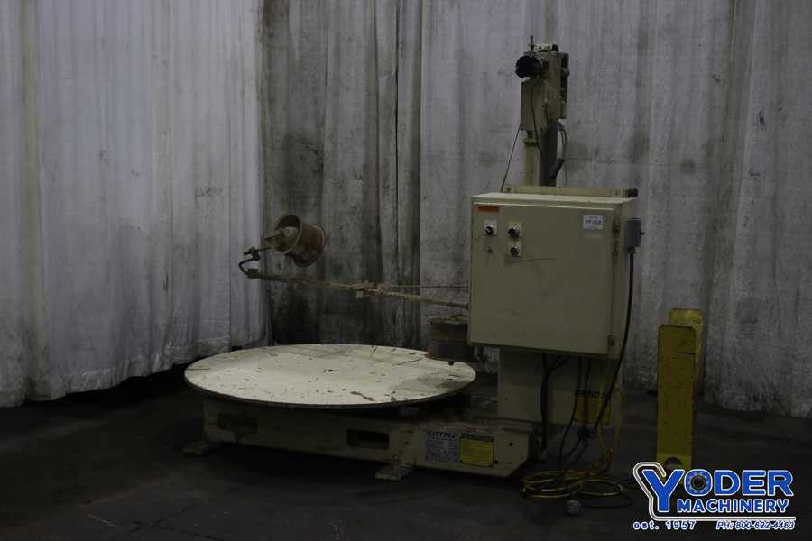 8000 lb. Littell #H-80-Lazy-Susan, pallet type coil reel, 54" outside dimensions, 14" table height, 1/2 HP - Image 9