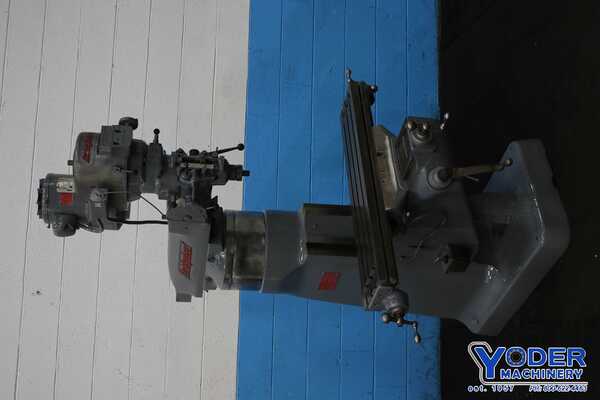 Bridgeport #Series-I, ram type vertical mill, 9" x42" table, 2 HP, One shot lube, chrome ways - Image 1