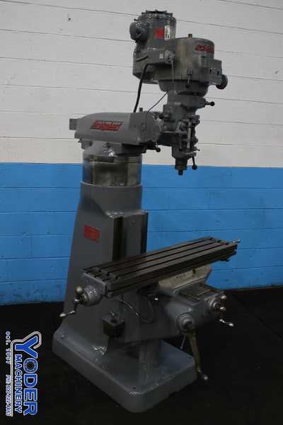Bridgeport #Series-I, ram type vertical mill, 9" x42" table, 2 HP, One shot lube, chrome ways - Image 10