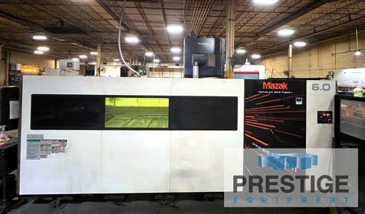 Mazak #Optiplex-3015-Fiber-III, 6000 watt laser, 60" x120"dual pallet,MCT-2.0 cutting head, 2016, #43003 - Image 3