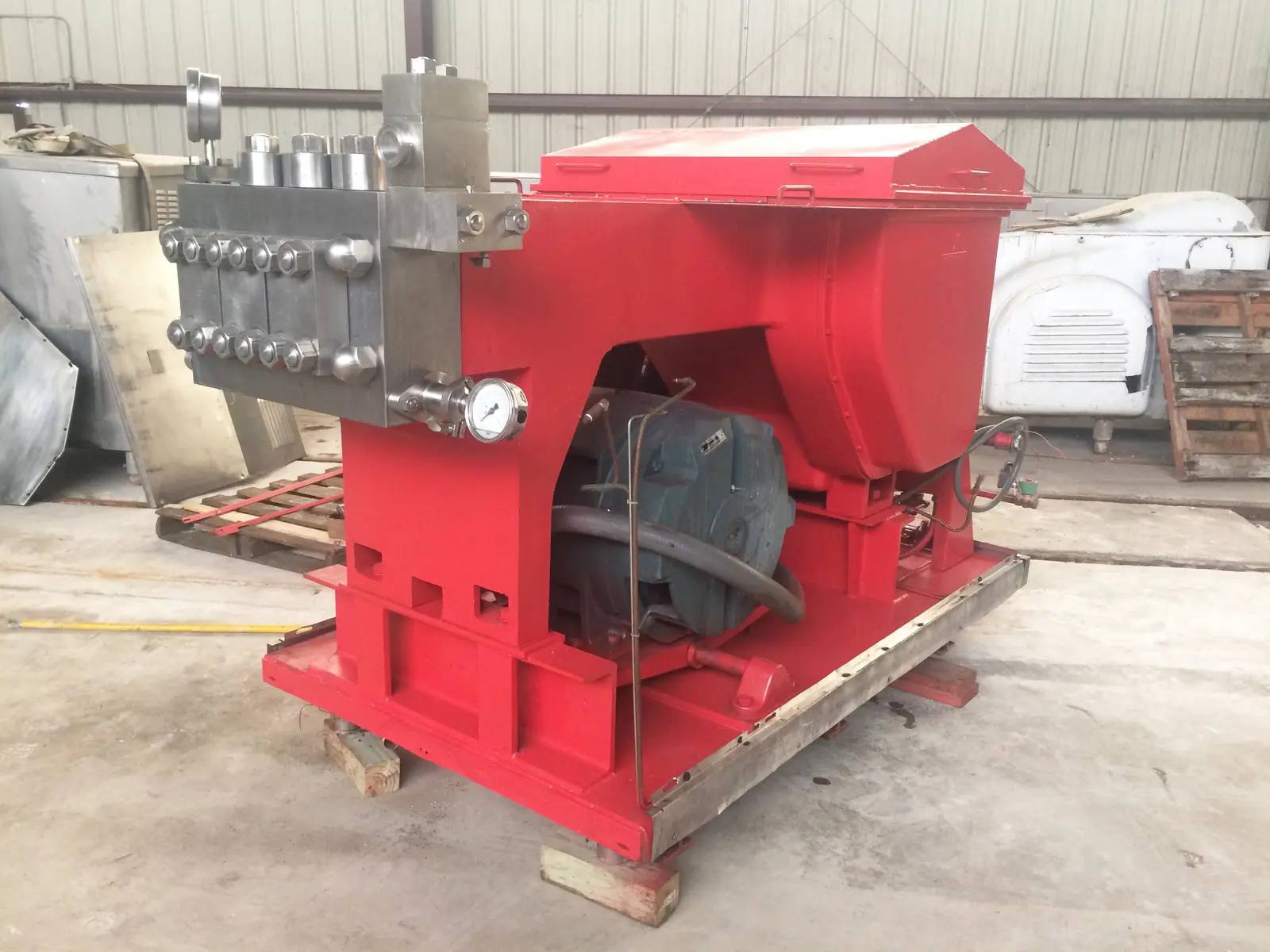 APV Gaulin #MS45-3TPS, homogenizer, 3630 GPH, 3000 psi, 100 HP, Fr.444T - Image 3