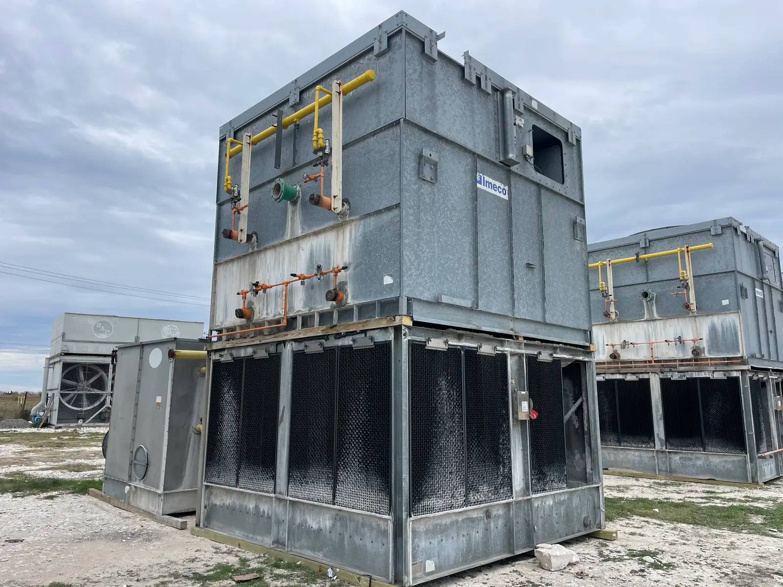 470 Ton, Imeco #IDC-1880-40, evaporative condenser, 1-20 HP motors, 1 tower unit - Image 4