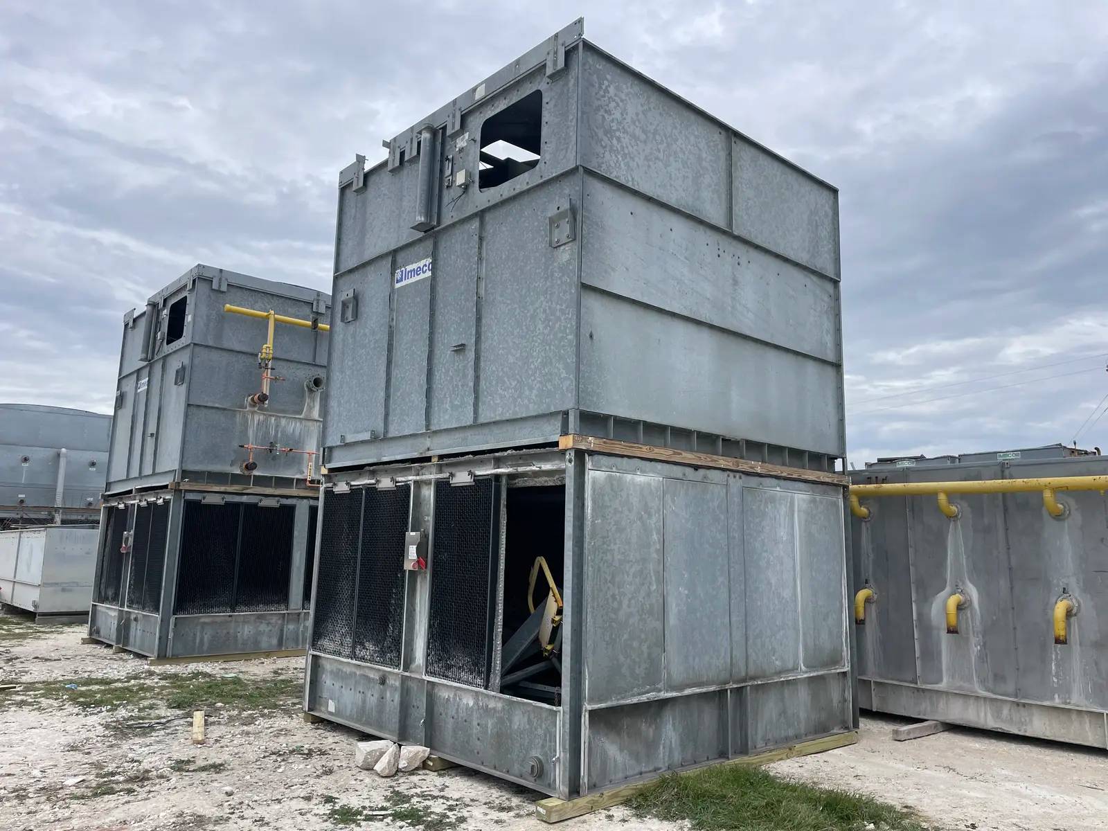 470 Ton, Imeco #IDC-1880-40, evaporative condenser, 1-20 HP motors, 1 tower unit - Image 5