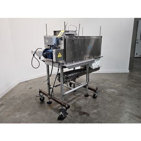 10.37" wide x 32" long, Schenck, process belt weighfeeder weigh belt loss in weight feeder, 8" x 6" Stainless - Image 2