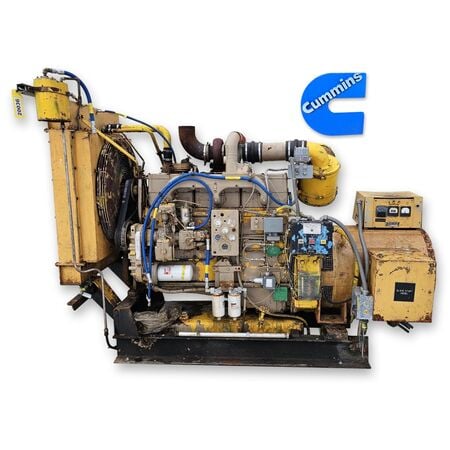 175 KW Cummins #500FOC42FC, diesel generator set, NT310GS 6 cylinder engine - Image 1