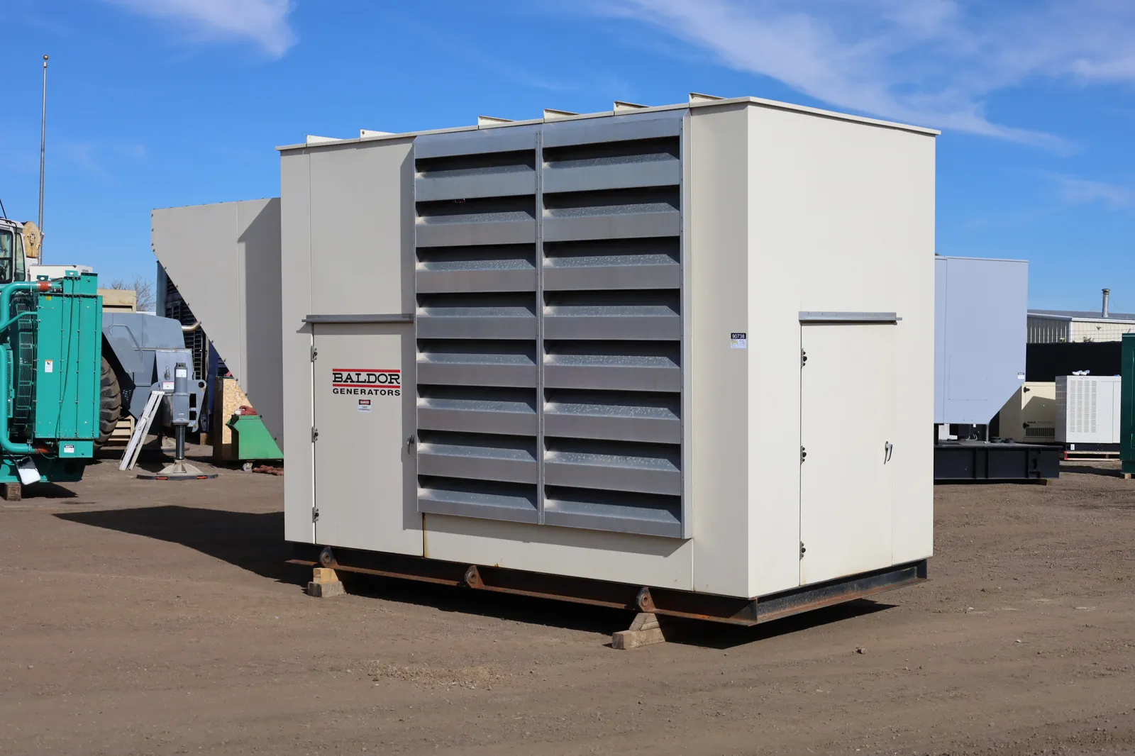 200 KW Baldor #IGLC350-2N, generator, enclosed, 345 hours, 2006, #090738 - Image 2