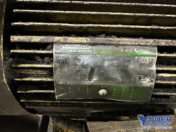 60 Ton, Peddinghaus #FP-60, hydraulic flange punch, 4-1/2" throat, electric foot pedal, 10 HP - Image 6