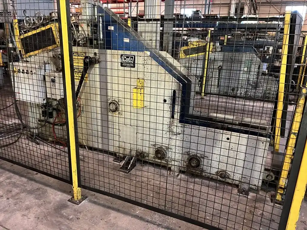 10000 lb. Colt #CSHC-100-12, coil cradle/straightener, 12" x .250", 70" outside dimension, 3" straightening - Image 2