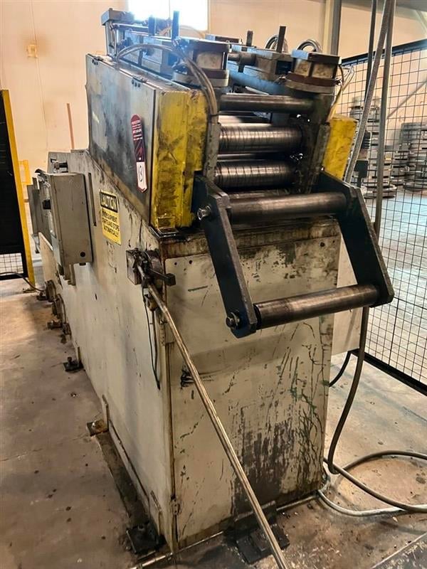 10000 lb. Colt #CSHC-100-12, coil cradle/straightener, 12" x .250", 70" outside dimension, 3" straightening - Image 9