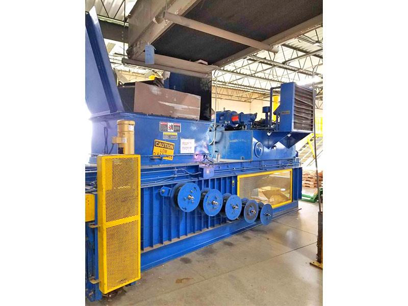 Selco #HLO-608-50, 48" x 40" x 72" auto-tie horizontal baler, 50 HP, 8" cylinder, 5" bore - Image 2