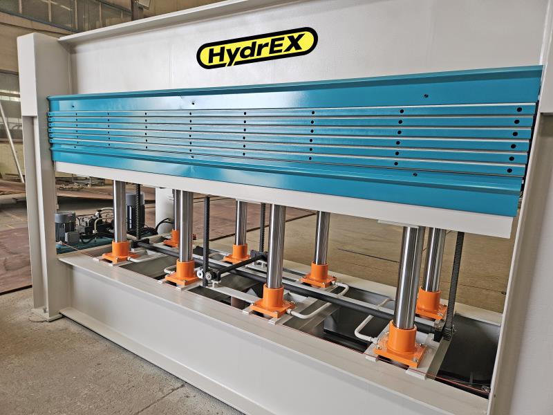 Hydrex #HPX510-5, hot oil hot press, 120 ton, 5 daylight openings, 5' x10', 2026, new - Image 3