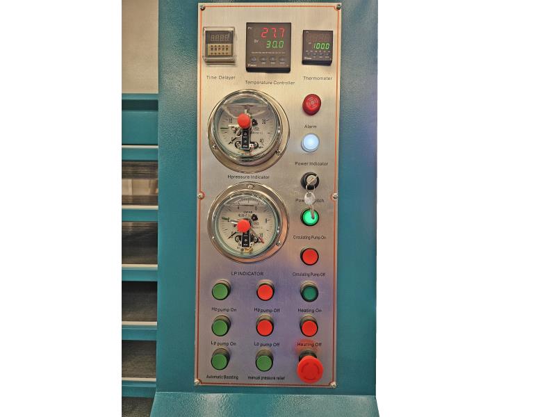 Hydrex #HPX510-5, hot oil hot press, 120 ton, 5 daylight openings, 5' x10', 2026, new - Image 6
