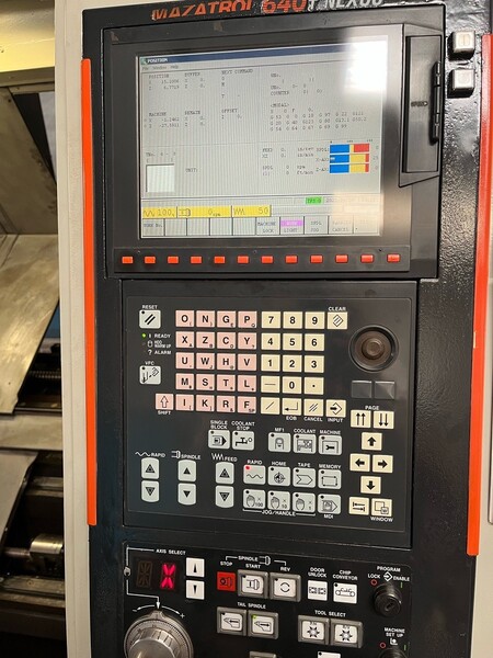 Mazak #QTN-300, Mazatrol 640T Nexus, Kitagawa 10" chuck, 35 HP, 3300 RPM, 48" machining length, 2006 - Image 8