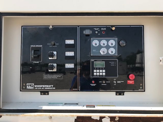 110 KW Multiquip #DCA125SSIU4F, standby, Tier 4F, 120/240/208/277/480 Volts, 7368 hours, 2016, $39.5k - Image 5