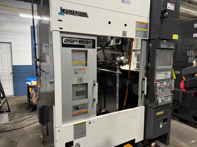 Okuma #2SP-150H, CNC lathe, OSP-P300L Control, 13.7" swing, 2" bar, 3-jaw 8" chuck, 15 HP, 2015 - Image 1
