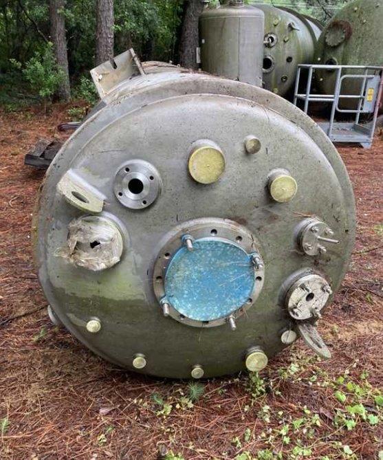 1000 gallon ITT Industries, 316L Stainless Steel jacketed pressure vessel, 83/90 psi, dish top & bottom, 2004 - Image 5