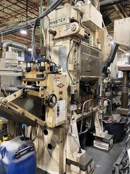 30 Ton, Minster #P2-30-30, high speed press, 2" stroke, 12.5" Shut Height, 2" adjustment, 400 SPM, 1999 - Image 2