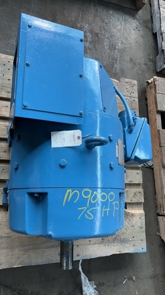 75 HP 1750/2400 RPM General Electric, Frame 444A, DP, 240 VA - Image 1