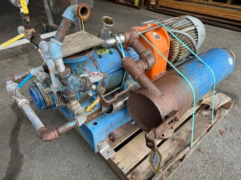 Nash #XL60/5, vacuum pump, liquid ring, 25 HP, 1750 RPM, 230/480 V., 2007 - Image 2